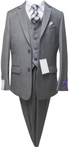 BOYS 5PC. SUIT (GRAY) 2121207